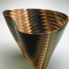 Yellow Poplar (&amp;quot;Amorphic&amp;quot; Series). Bandsawing  laminated  carving and disc sanding techs.