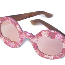 pink tinted sunglasses