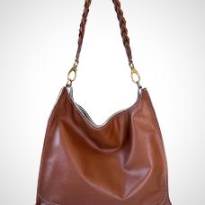 brown leather purse